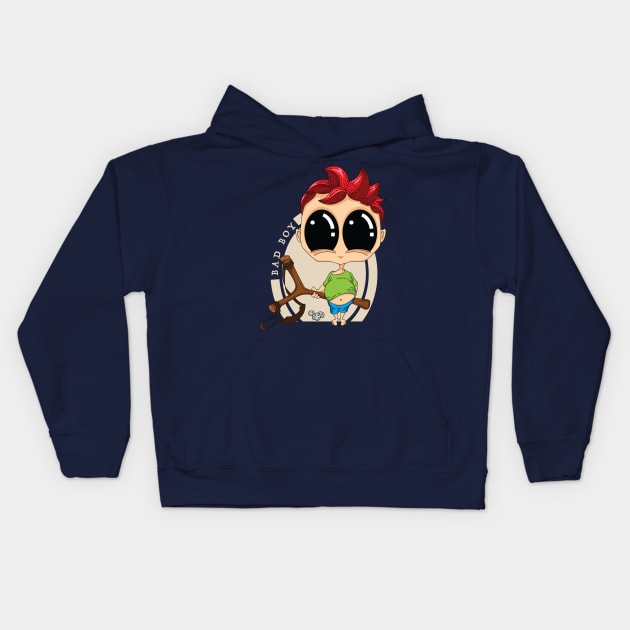 bad boys Kids Hoodie by pinokio